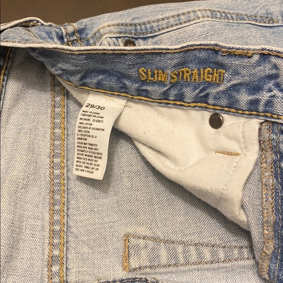 American Eagle 29x30 Slim Straight Jeans - Picture 3 of 5